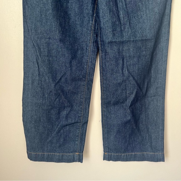 Lucky Brand Women’s Dark Wash High Rise Crop Wide Leg Jeans Size 26 - Picture 3 of 8